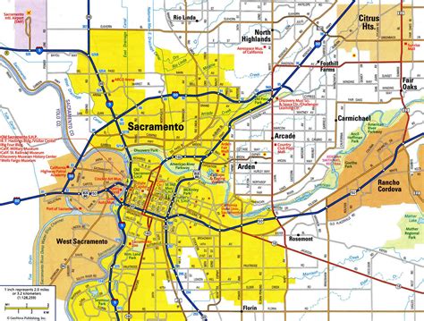 Printable Map Of Sacramento